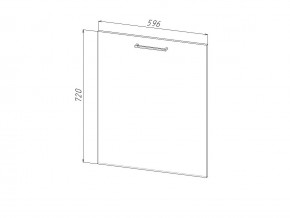 П 60 Комплект для посудомоечной машины 600 мм (цоколь + фасад) ЛДСП в Чердыни - cherdyn.magazin-mebel74.ru | фото